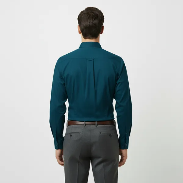 Dark_Teal_&_Teresa_Green_Polly_Viscose_Slim_Fit_Formal_Shirt_For_Men
