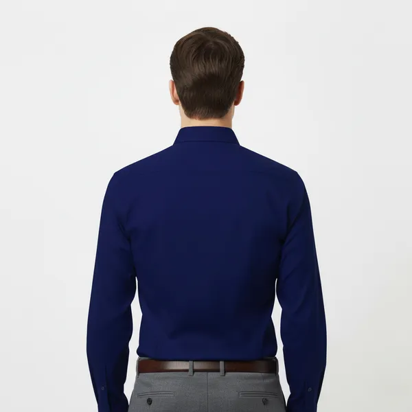 Royal_Blue_Polly_Viscose_Slim_Fit_Formal_Shirt_For_Men
