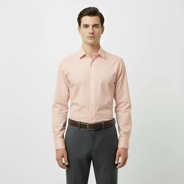Pastel_Pink_Polly_Viscose_Slim_Fit_Formal_Shirt_For_Men