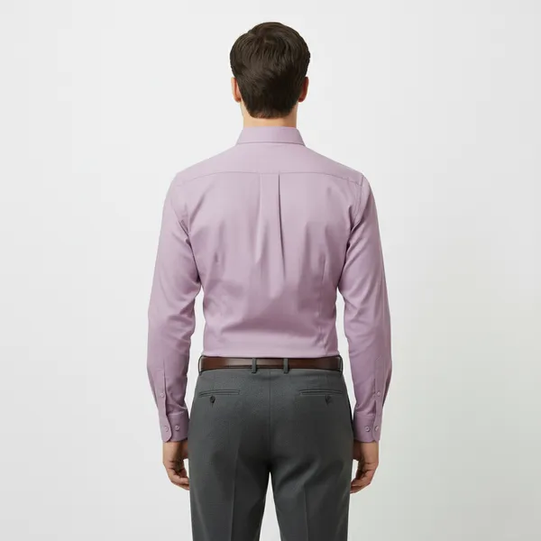 Lavender_Polly_Viscose_Slim_Fit_Formal_Shirt_For_Men