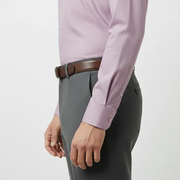 Lavender_Polly_Viscose_Slim_Fit_Formal_Shirt_For_Men