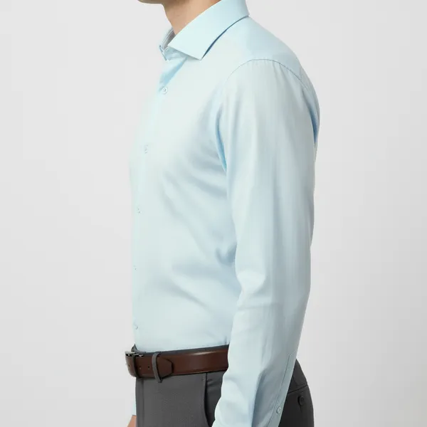Sky_Blue_Polly_Viscose_Slim_Fit_Formal_Shirt_For_Men