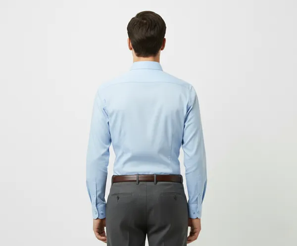 Light_Blue_Polly_Viscose_Slim_Fit_Formal_Shirt_For_Men