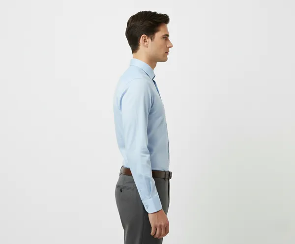 Light_Blue_Polly_Viscose_Slim_Fit_Formal_Shirt_For_Men