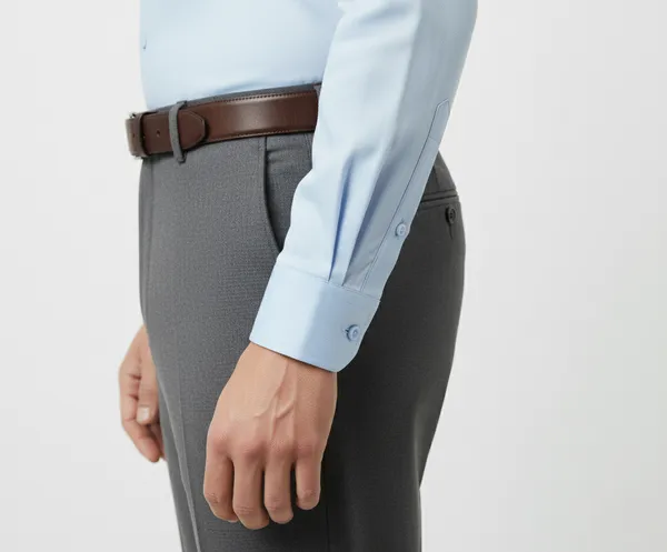 Light_Blue_Polly_Viscose_Slim_Fit_Formal_Shirt_For_Men