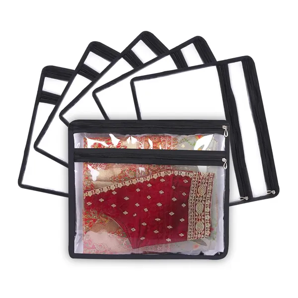 Set_Of_6_|_Transparent_Single_Saree_Bags/Covers_For_Storage_With_Blouse_Pocket_Set_Of_-_6_Big_Size_(16_X_14_Inches)_With_Zip_Closure_For_Clothes_Bags_and_Wardrobe_Organizer