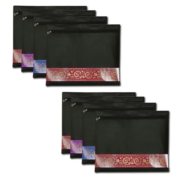 Set_Of_8_|_Quilted_Cotton_Saree_Bags/Covers_For_Storage_Set_Of_-_8_Big_Size_Single_(16_X_14_Inches)_With_Zip_Closure_For_Clothes_Bags_And_Wardrobe_Organizer_With_Transparent_Window