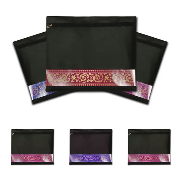 Set_Of_6_|_Quilted_Cotton_Saree_Bags/Covers_For_Storage_Set_Of_-_6_Big_Size_Single_(16_X_14_Inches)_With_Zip_Closure_For_Clothes_Bags_And_Wardrobe_Organizer_With_Transparent_Window