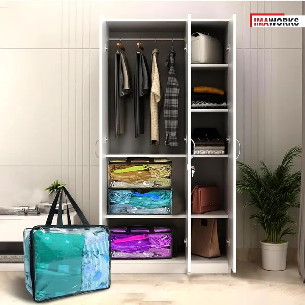 Pack_Of_2_|_27L_Transparent_Clothes_Storage_Bags_|_Plastic_Blanket_Storage_Bags,_Saree_Covers_with_zip_|_Saree_Organizer_for_Wardrobe_|_Transparent_Storage_Bag_for_Blenket,_Clothes,_comforters