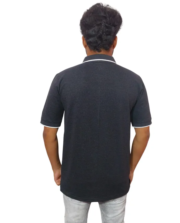 Charcoal_Classic_Men’S_Polo_Neck_T-Shirt_For_Men