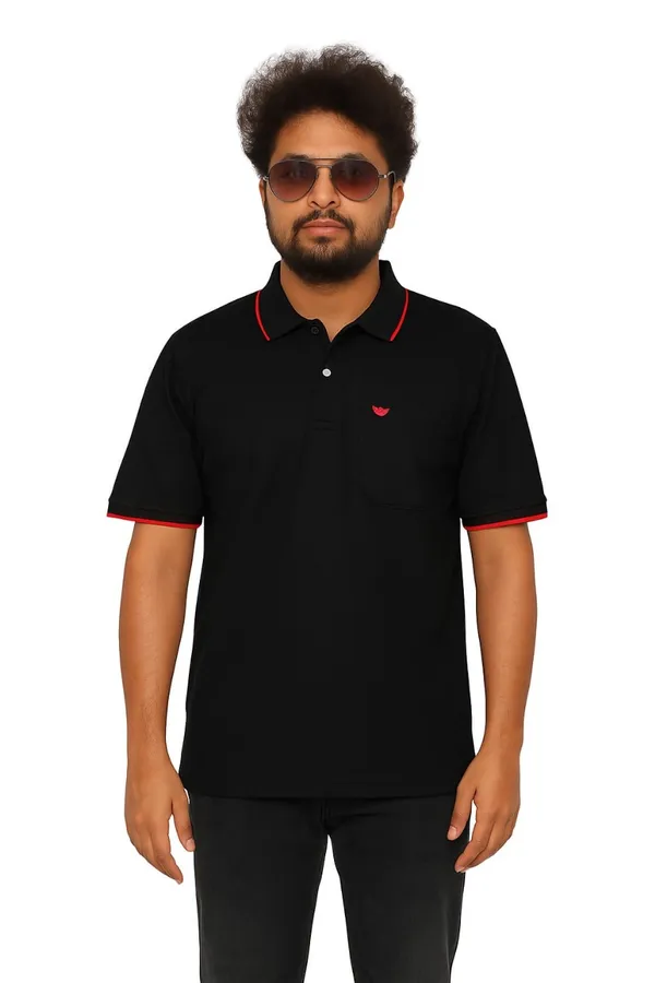 Red_&_Black_Airtex_220_Gsm_Regular_Fit_T-Shirt_For_Men