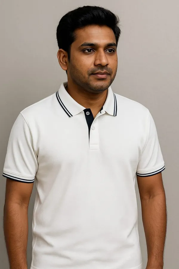 White_&_Black_Airtex_220_Gsm_Regular_Fit_T-Shirt_For_Men
