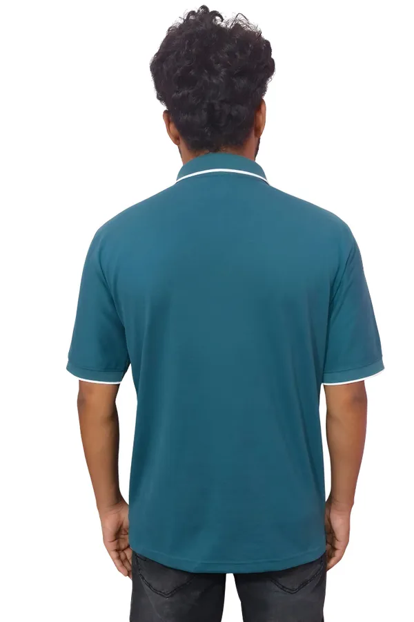 Teal_Blue_Casual_Wear_Men_Polo_Neck_T-shirt_For_Men