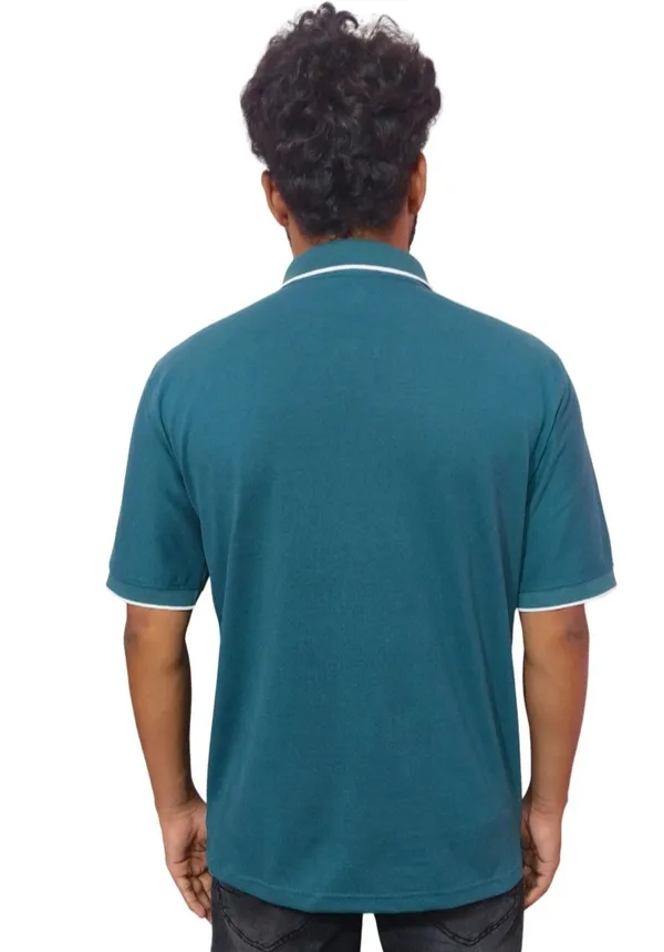 Teal_Blue_Casual_Wear_Men_Polo_Neck_T-shirt_For_Men