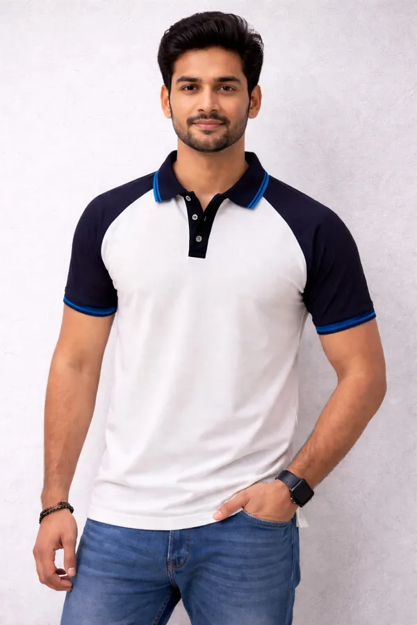 WHITE/MLA_Classic_Everyday_Polo_Neck_T-Shirt_For_Men