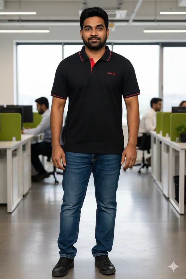 Black_&_Red_Airtex_220_Gsm_Regular_Fit_T-Shirt_For_Men