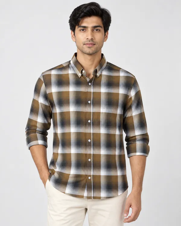 Brown_White_Checks