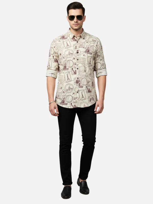 Classic_Beige_Travel-Inspired_Graphic_Print_Shirt