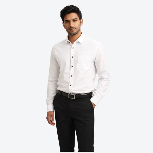 Sage_Green_&_White_(Pack_of_2)Combo_Cotton_Plain_Shirts_For_Men