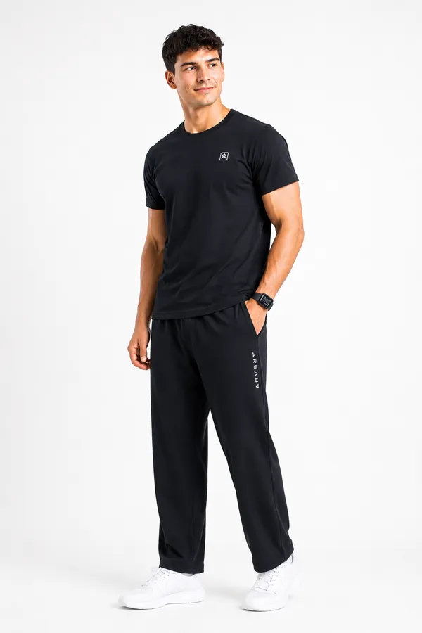 Men's_Round_Neck_T-Shirt_with_Trouser_&_Shorts
