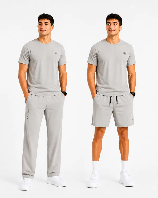 Men's_Round_Neck_T-Shirt_with_Trouser_&_Shorts