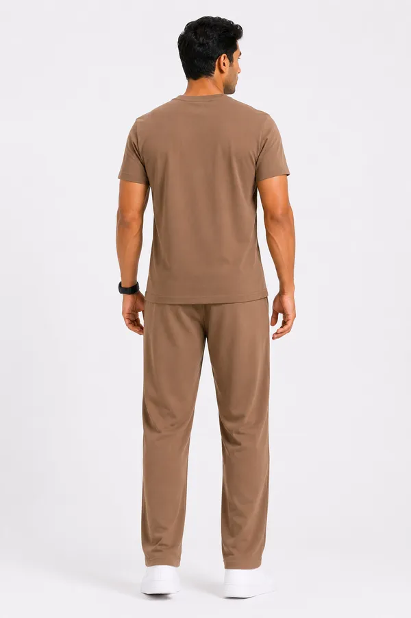 Men's_Round_Neck_T-Shirt_with_Trouser_&_Shorts