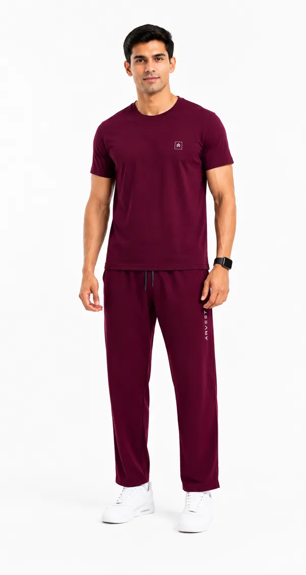 Men's_Round_Neck_T-Shirt_with_Trouser_&_Shorts