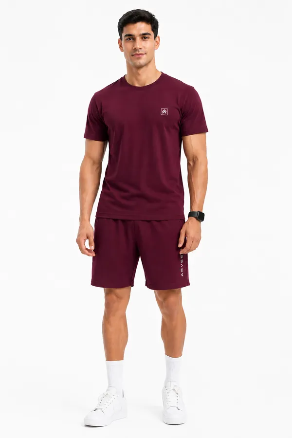 Men's_Round_Neck_T-Shirt_with_Trouser_&_Shorts