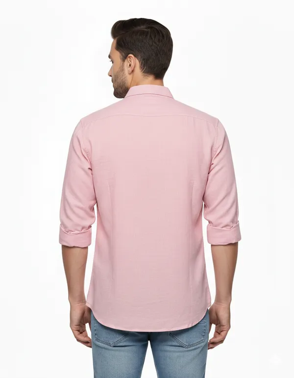 Pink_&_Peach_Pack_Of_2_Linen_Plain_Premium_Shirts_For_Men