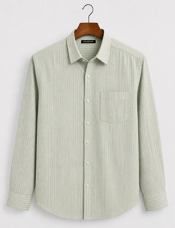 ARVEST_Sage_Green_Multi-Line_Linen_Shirt