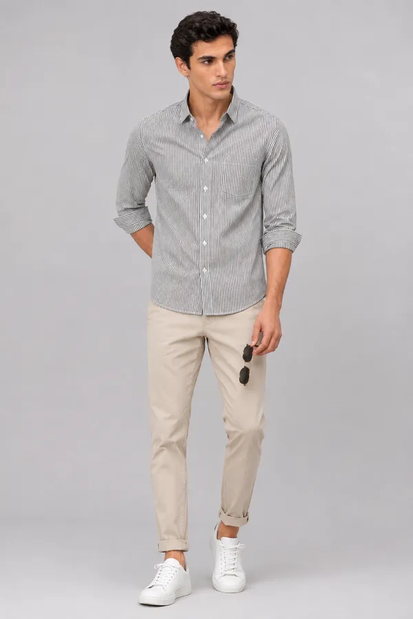 ARVEST_Black_Oxford_Stripe_Premium_Cotton_Shirt