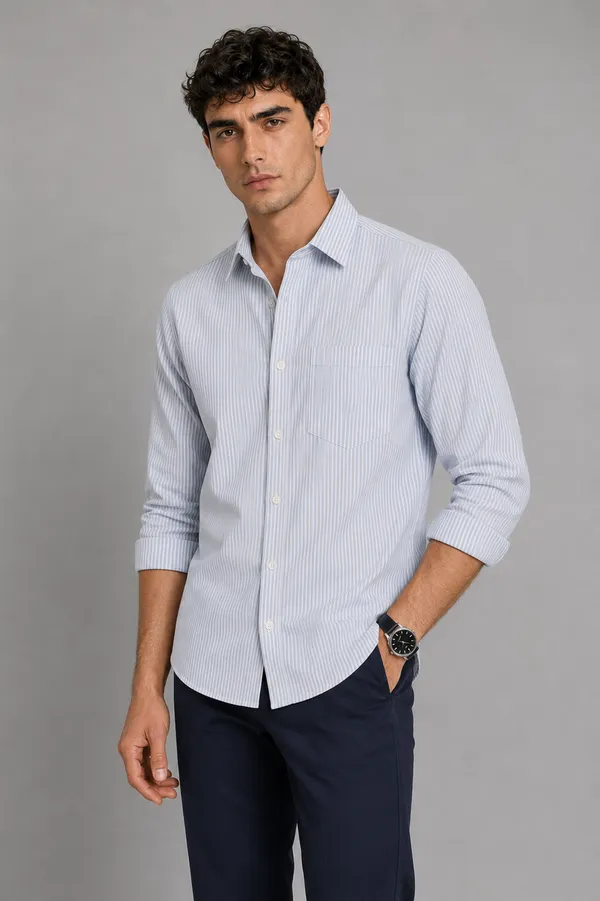 ARVEST_Light__Sky_Blue_Oxford_Stripe_Premium_Cotton_Shirt