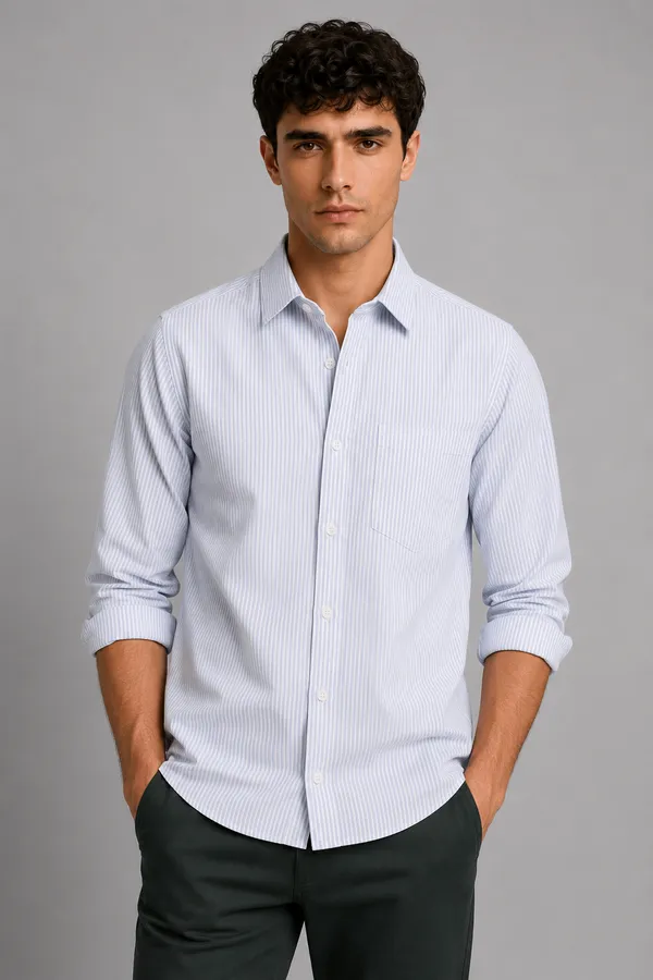 ARVEST_Light__Sky_Blue_Oxford_Stripe_Premium_Cotton_Shirt