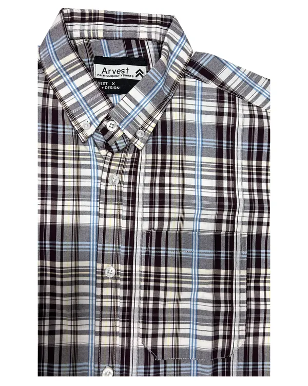 Burgundy_Sky_blue_Micro_Plaid