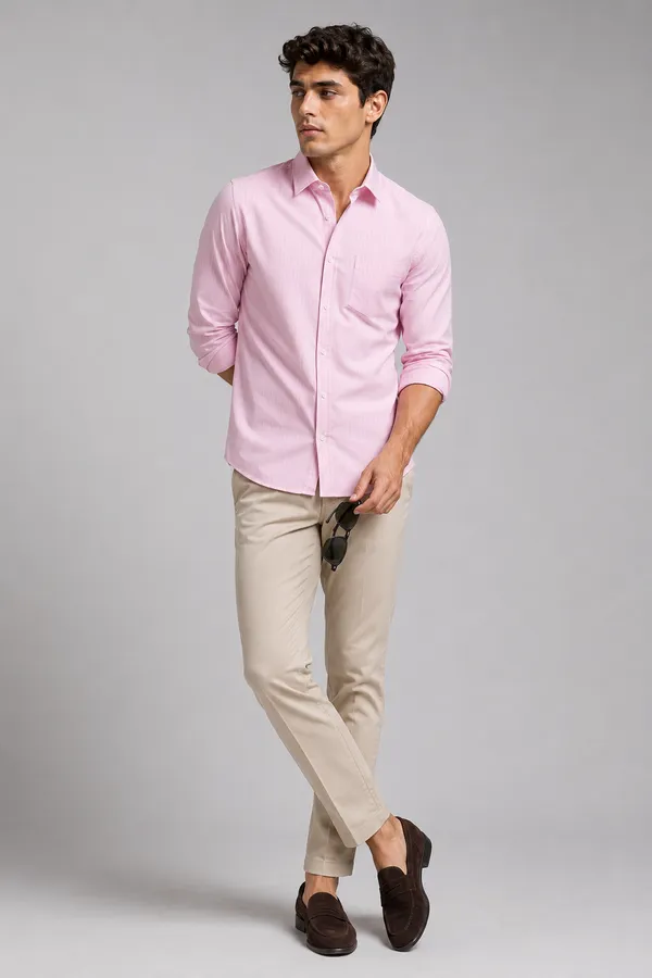 ARVEST_Blush_Pink_Pinstripe_Oxford_Cotton_Shirt