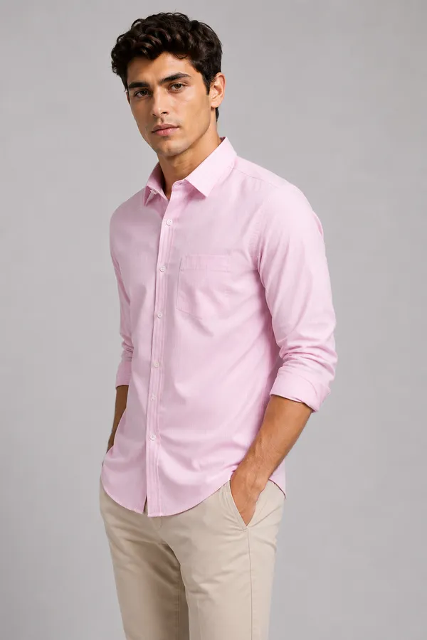 ARVEST_Blush_Pink_Pinstripe_Oxford_Cotton_Shirt