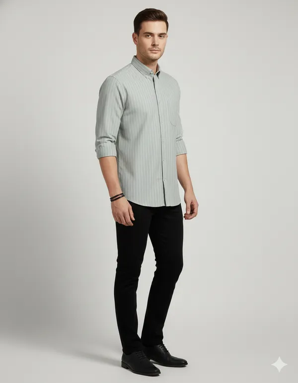 Men_PinStriped_Casual_Shirt