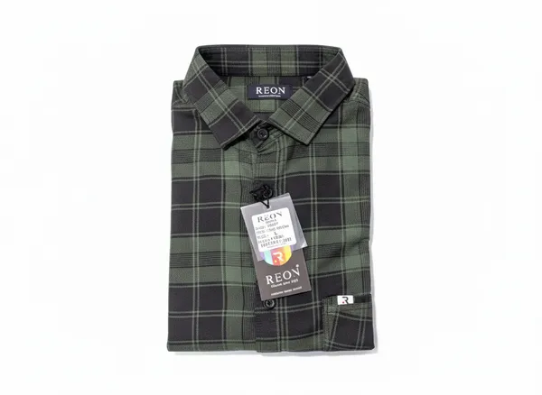 Green_Cotton_Checked_Shirts_For_Men