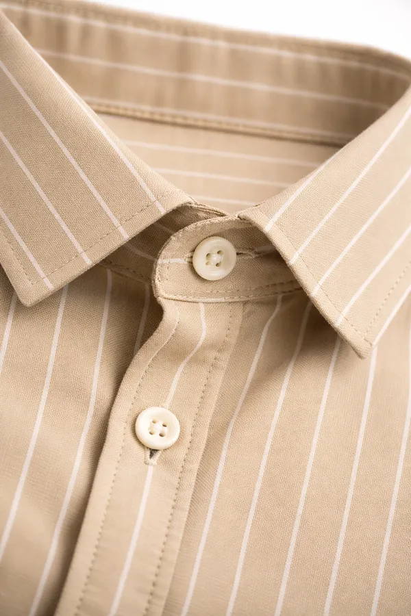 Men_Beige_PinStriped_Casual_Shirt
