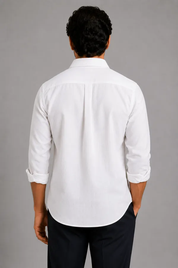 Khakhi_&_White_Pack_Of_2_Linen_Plain_Premium_Shirts_For_Men