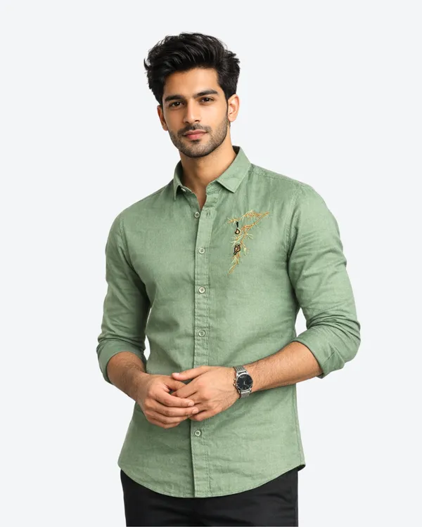 Men_Sage_Green_Cotton_Embroidered_Casual_Shirt