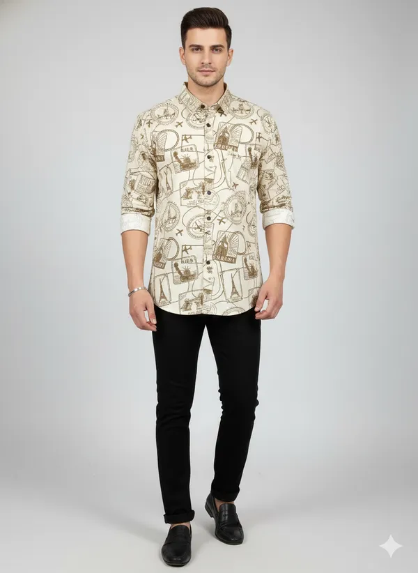 Classic_Beige_Travel-Inspired_Graphic_Print_Shirt