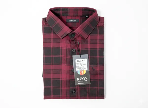 Red_Cotton_Checked_Shirts_For_Men