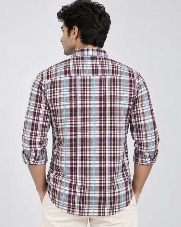 Burgundy_Sky_blue_Micro_Plaid