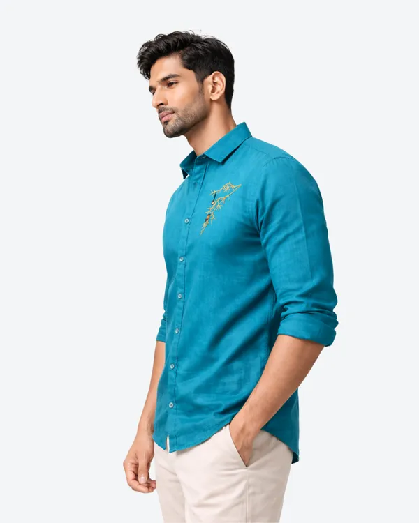 Men_Teal_Cotton_Embroidered_Casual_Shirt