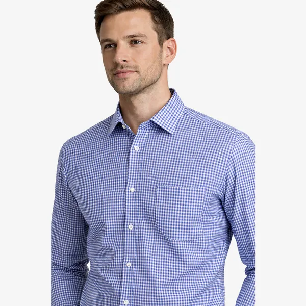 Indigo_Gingham_Check_Cotton_Oxford_Shirt