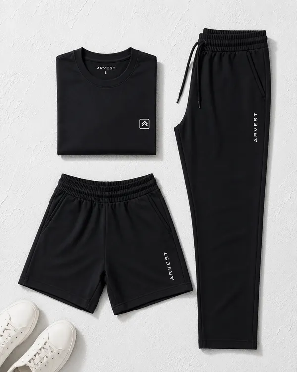 Men's_Round_Neck_T-Shirt_with_Trouser_&_Shorts