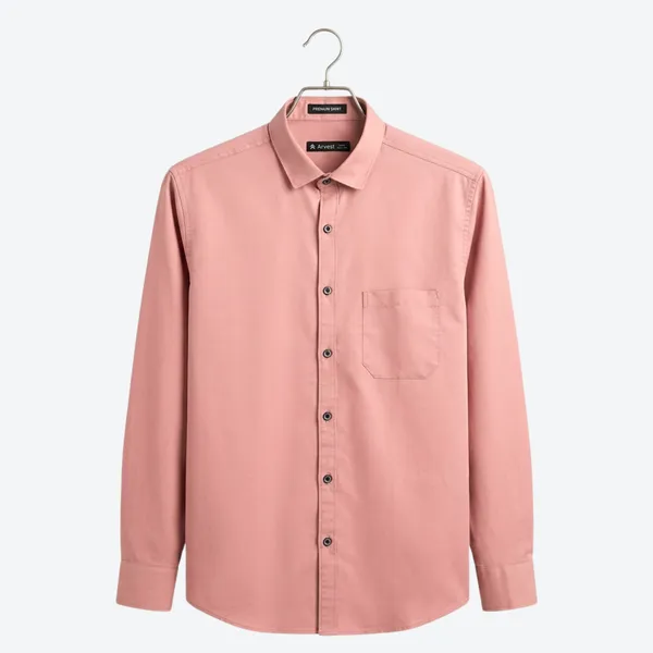 Grey_&_Dusty_Rose_(Pack_of_2)Combo_Cotton_Plain_Shirts_For_Men