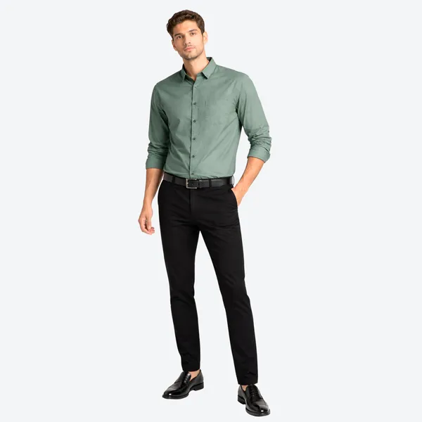 Dark_Sage_Green_&_Sage_green__(Pack_of_2)Combo_Cotton_Plain_Shirts_For_Men