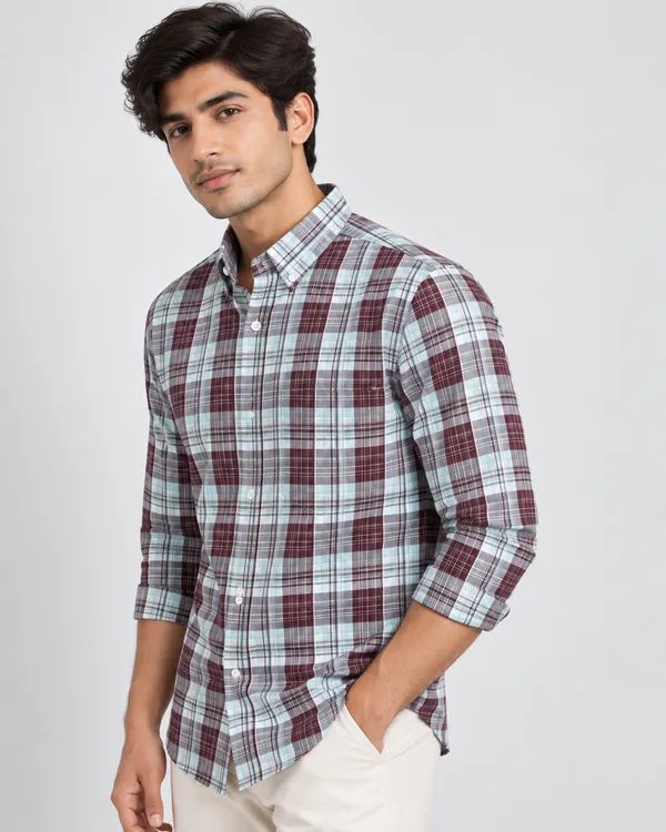 Maroon_Aqua_Blue_Micro_Plaid